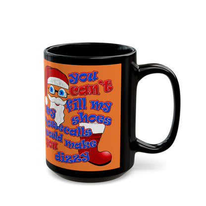 santa's shoes - Black Mug (crusta)