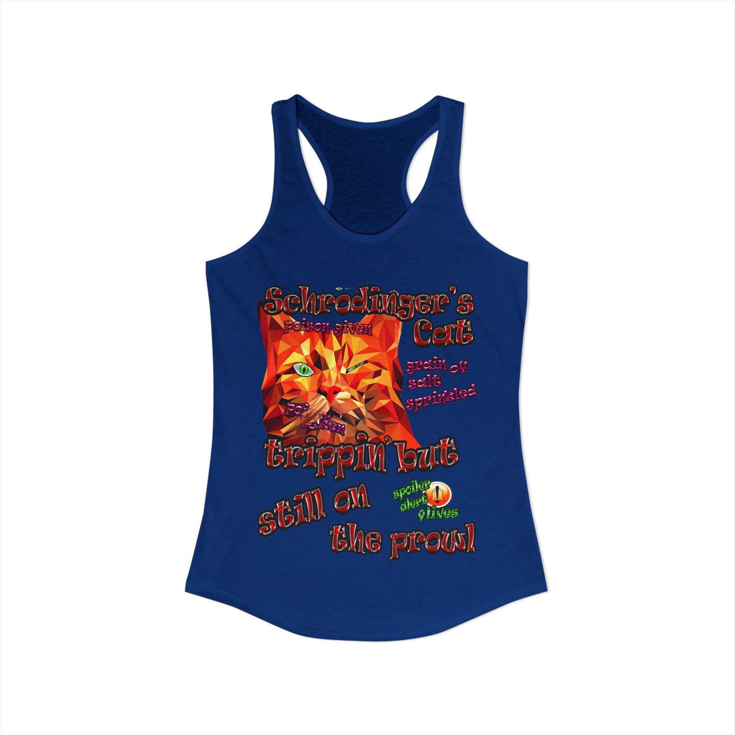 schrodinger's cat - Women's Ideal Racerback Tank