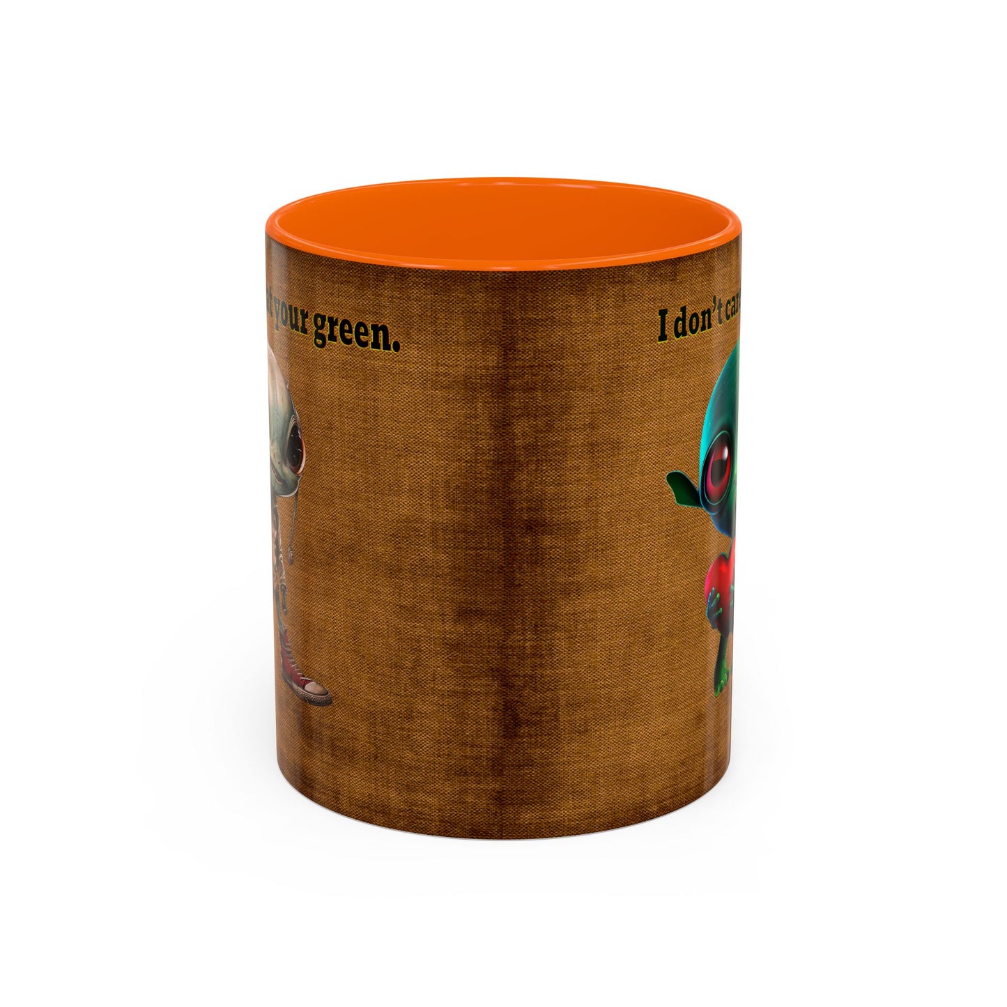 I don't care that your grey - Accent Mug (brown papyrus)