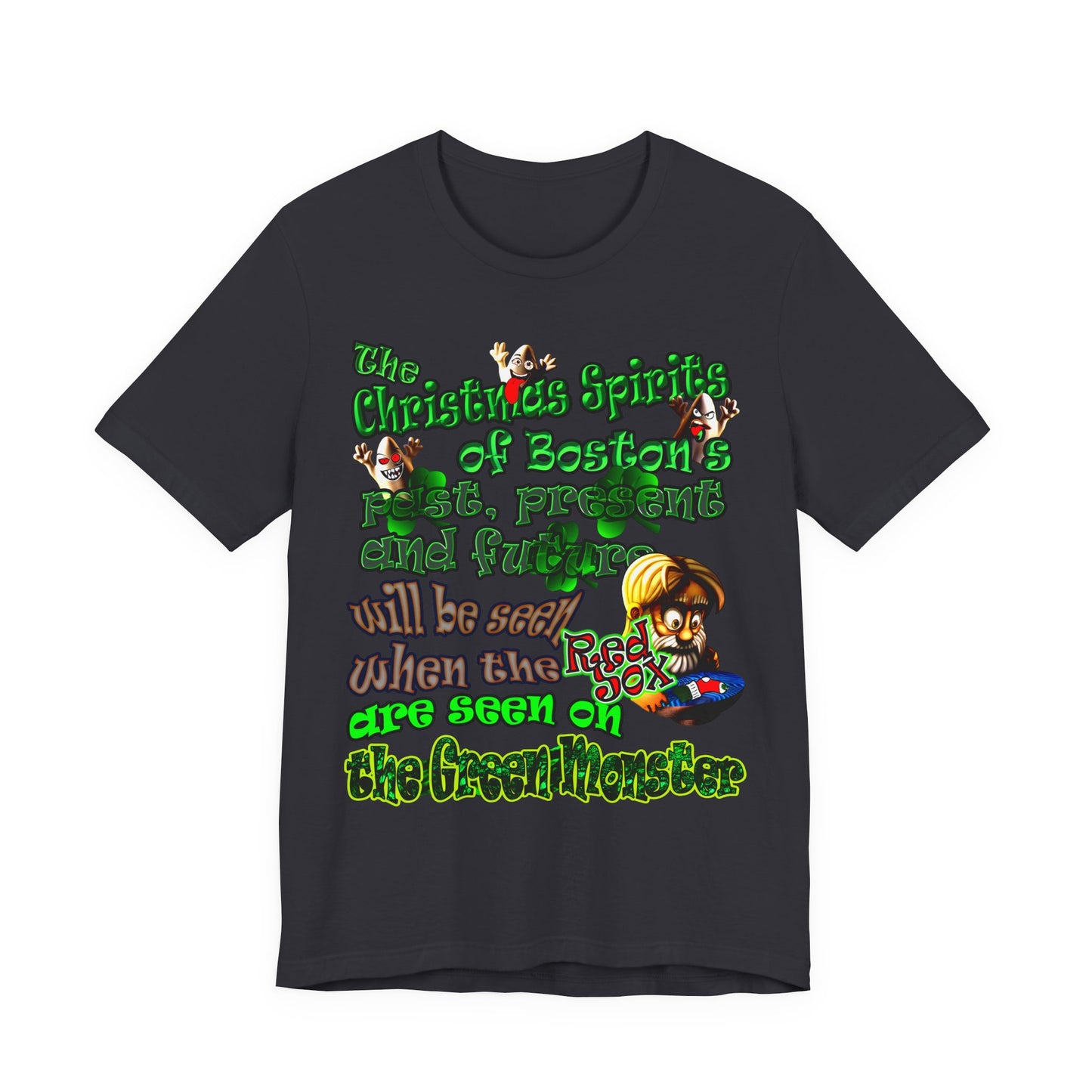 christmas spirits of boston - Unisex Jersey Short Sleeve Tee