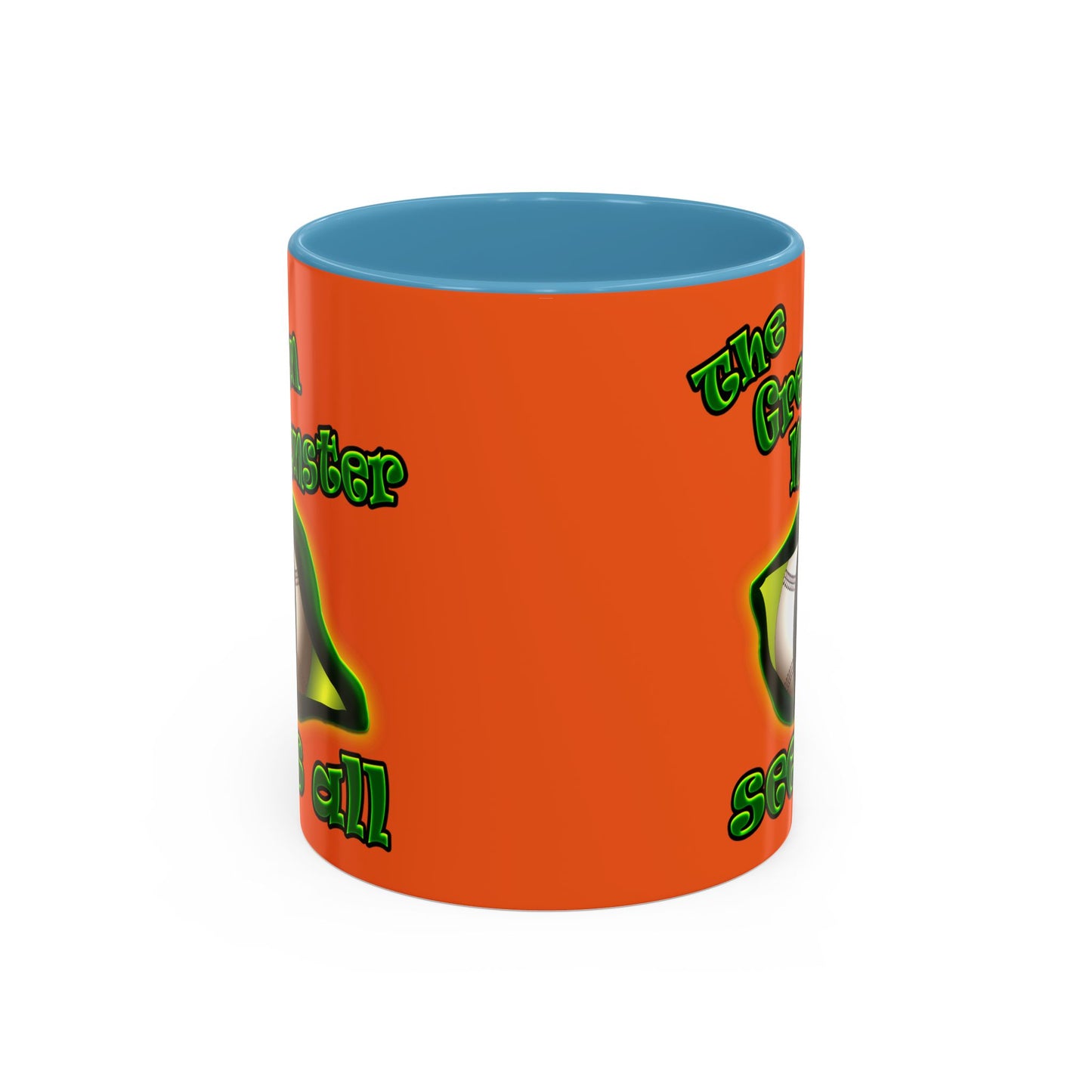 green monster - Accent Mug (orange)