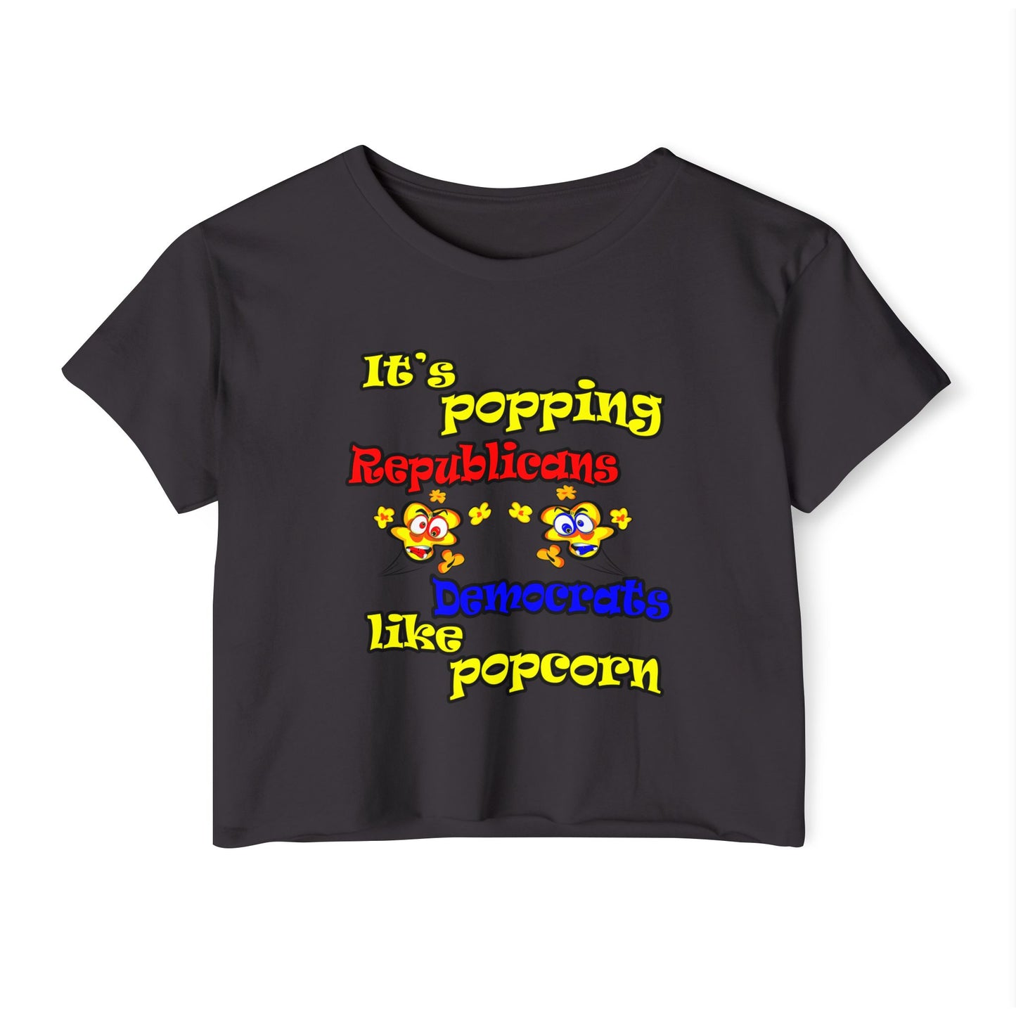 popping like popcorn - Women's Festival Crop Top