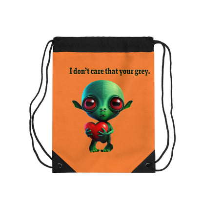 I don't care that your grey - Drawstring Bag (crusta)
