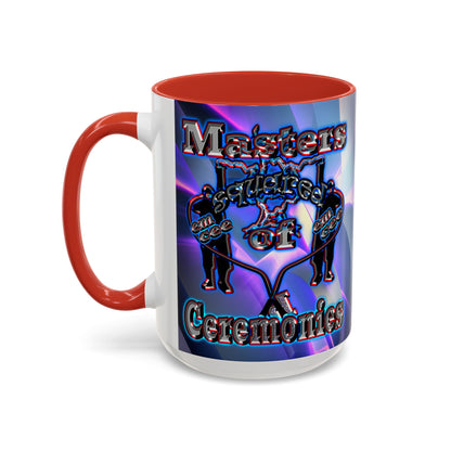 em cee squared - Accent Mug (grey-pink wave)