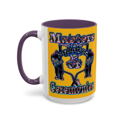 em cee squared - Accent Mug (yellow)