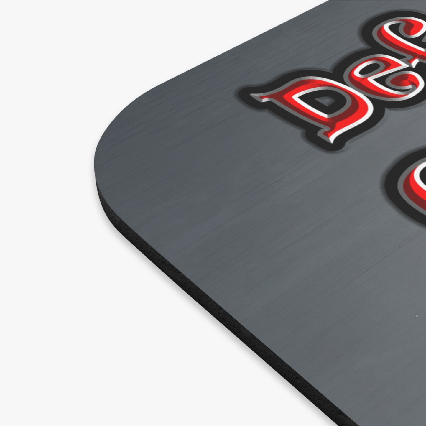 defy conquer reach - Mouse Pad (Rectangle) (grey-light grey)