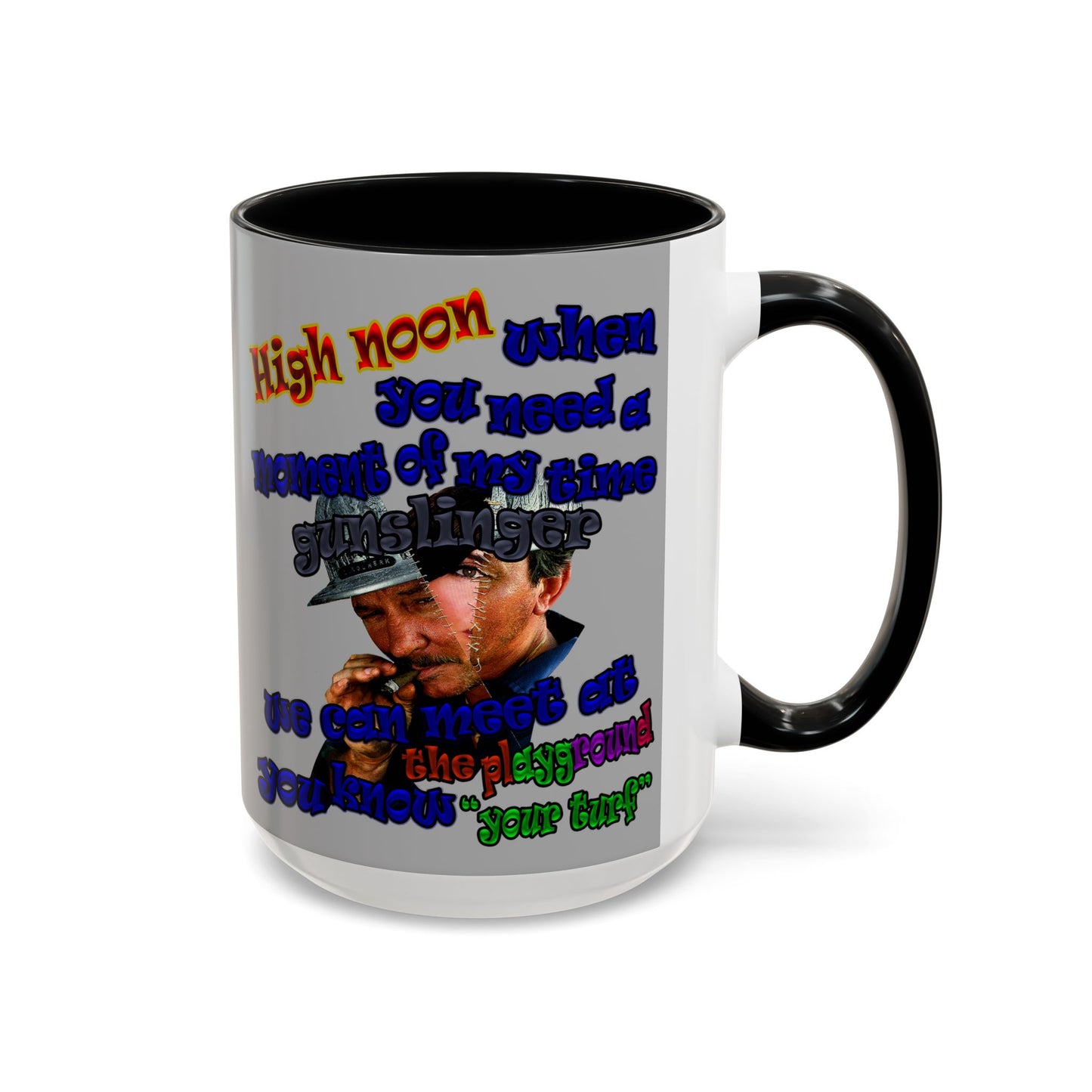 high noon - Accent Mug (light grey)