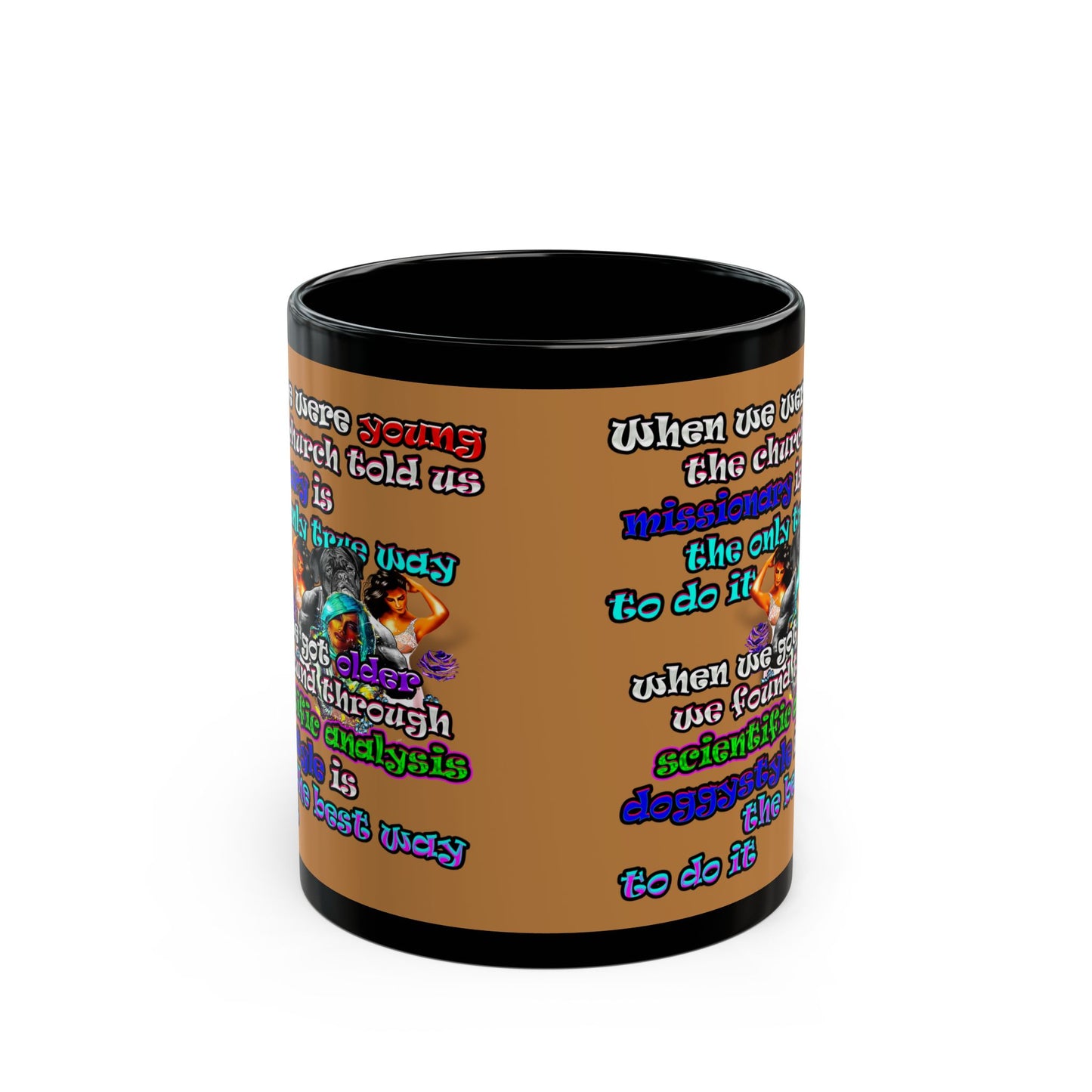 doggystyle - Black Mug (light brown)