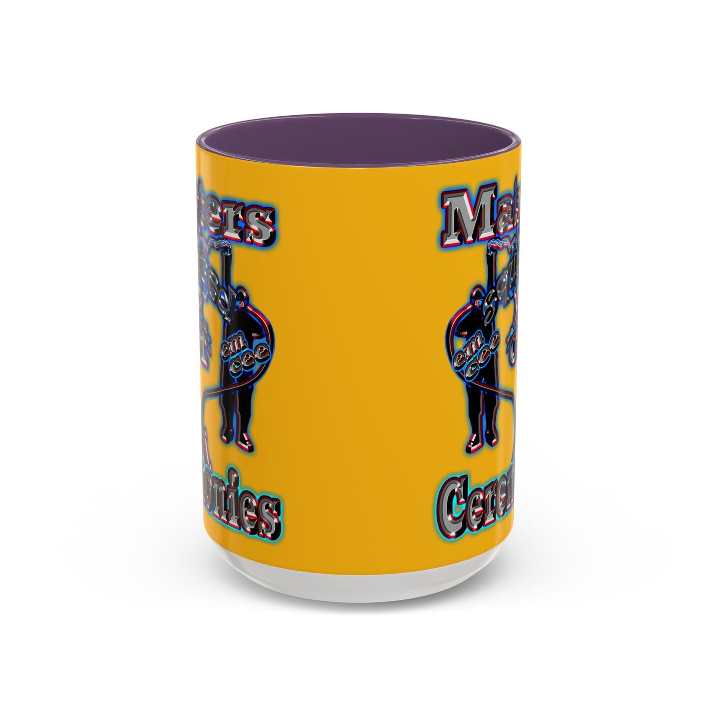 em cee squared - Accent Mug (yellow)