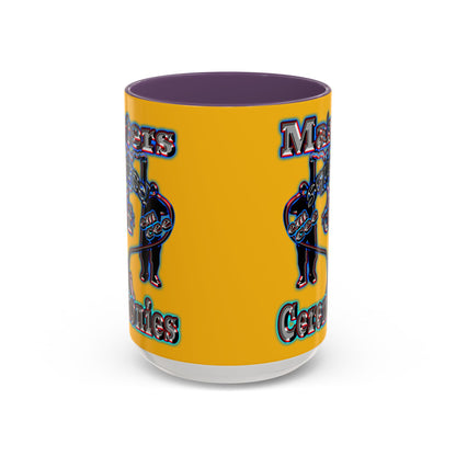 em cee squared - Accent Mug (yellow)