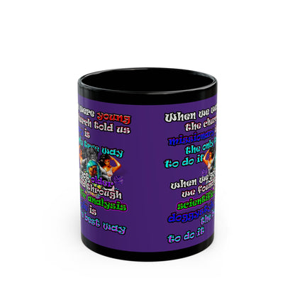 doggystyle - Black Mug (purple)