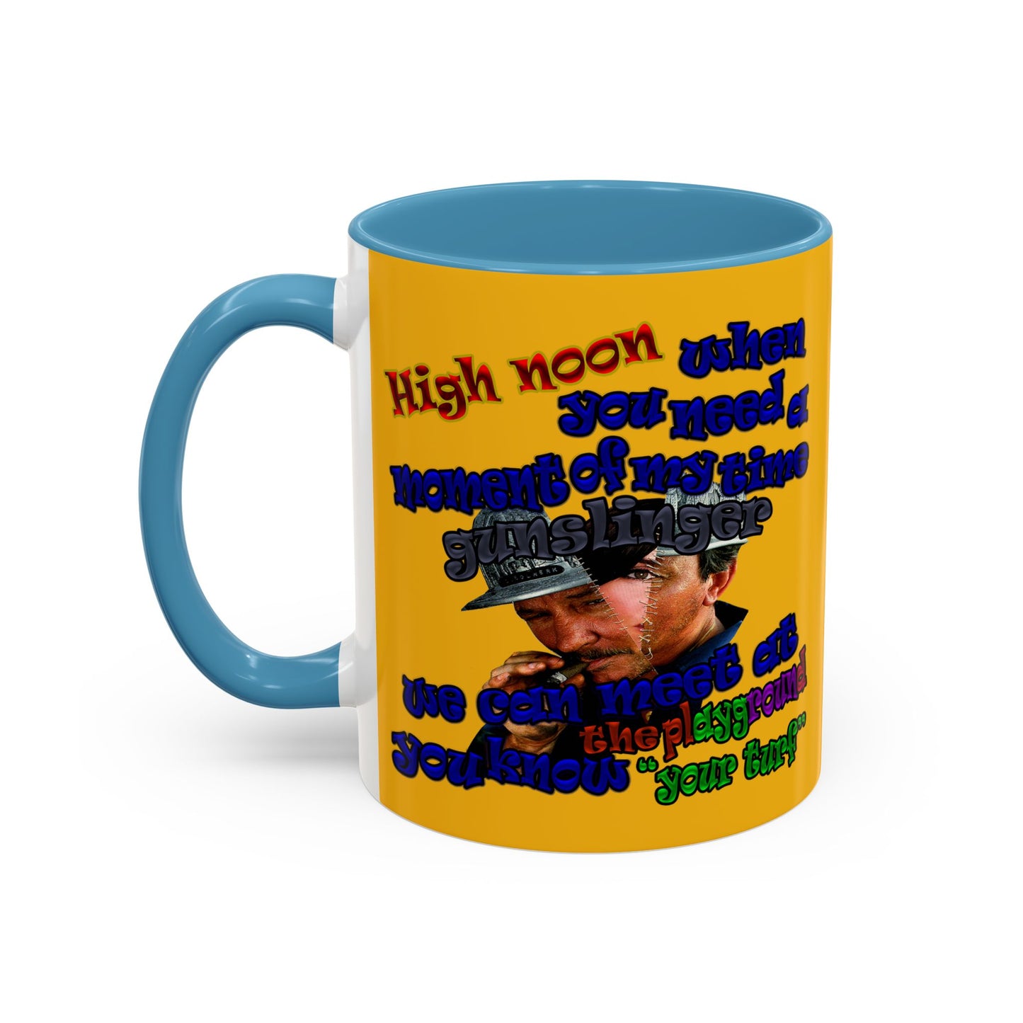 high noon - Accent Mug (yellow)