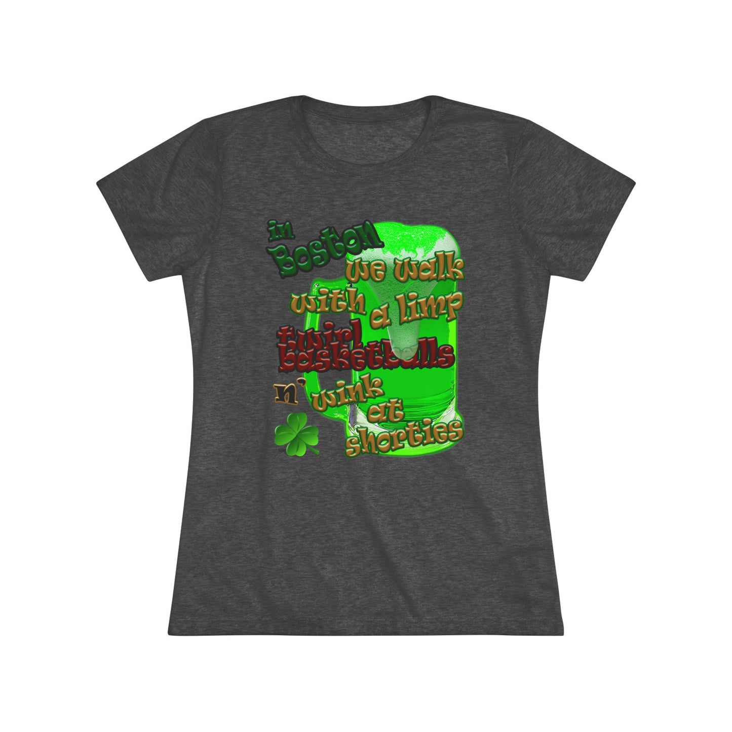 celtics logo - Women's Triblend Tee
