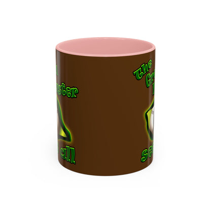 green monster - Accent Mug (brown)