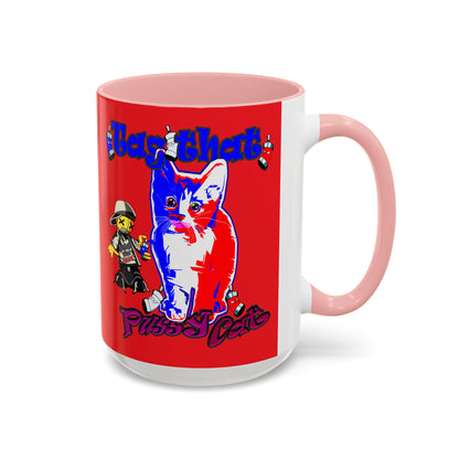 tag that - Accent Mug (red)
