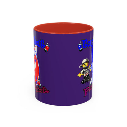 tag that - Accent Mug (purple)