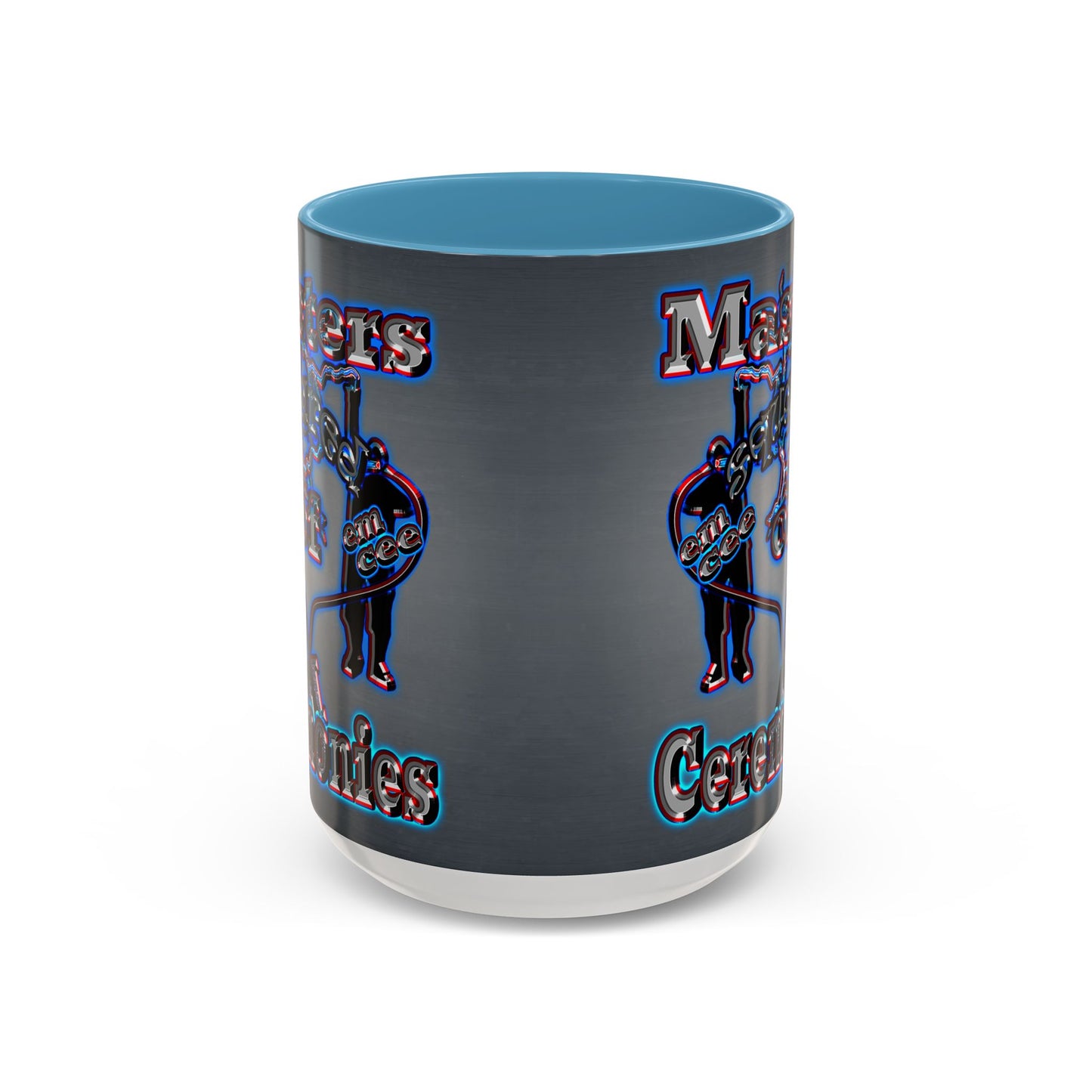 em cee squared - Accent Mug (grey-light grey)