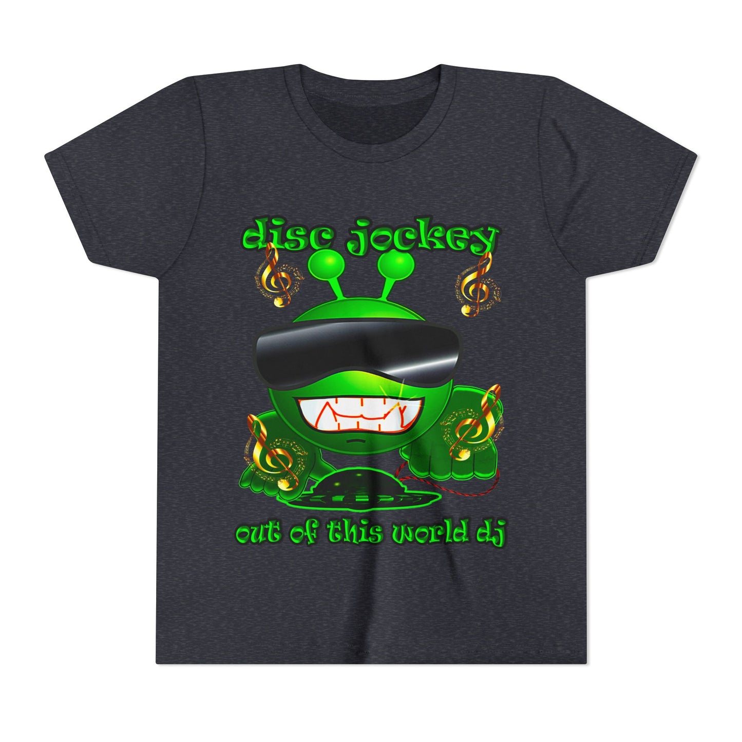 disc jockey - Youth Short Sleeve Tee