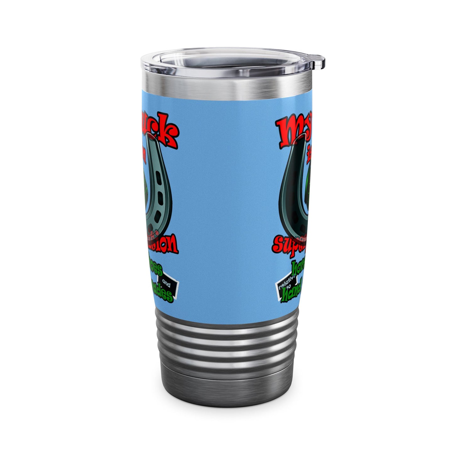 my luck - Ringneck Tumbler, 20oz (light blue)
