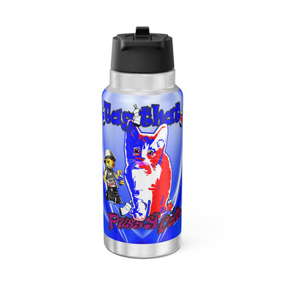 tag that - Gator Tumbler, 32oz  (blue-white wave)