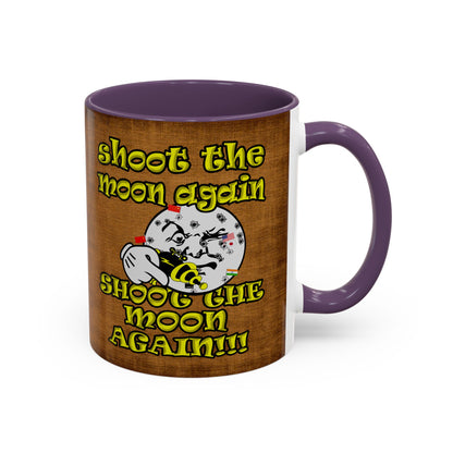 shoot the moon again - Accent Mug (brown papyrus)