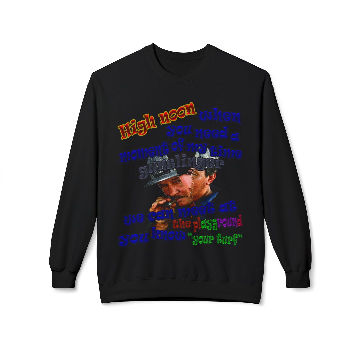high noon - Unisex Midweight Softstyle Fleece Crewneck Sweatshirt