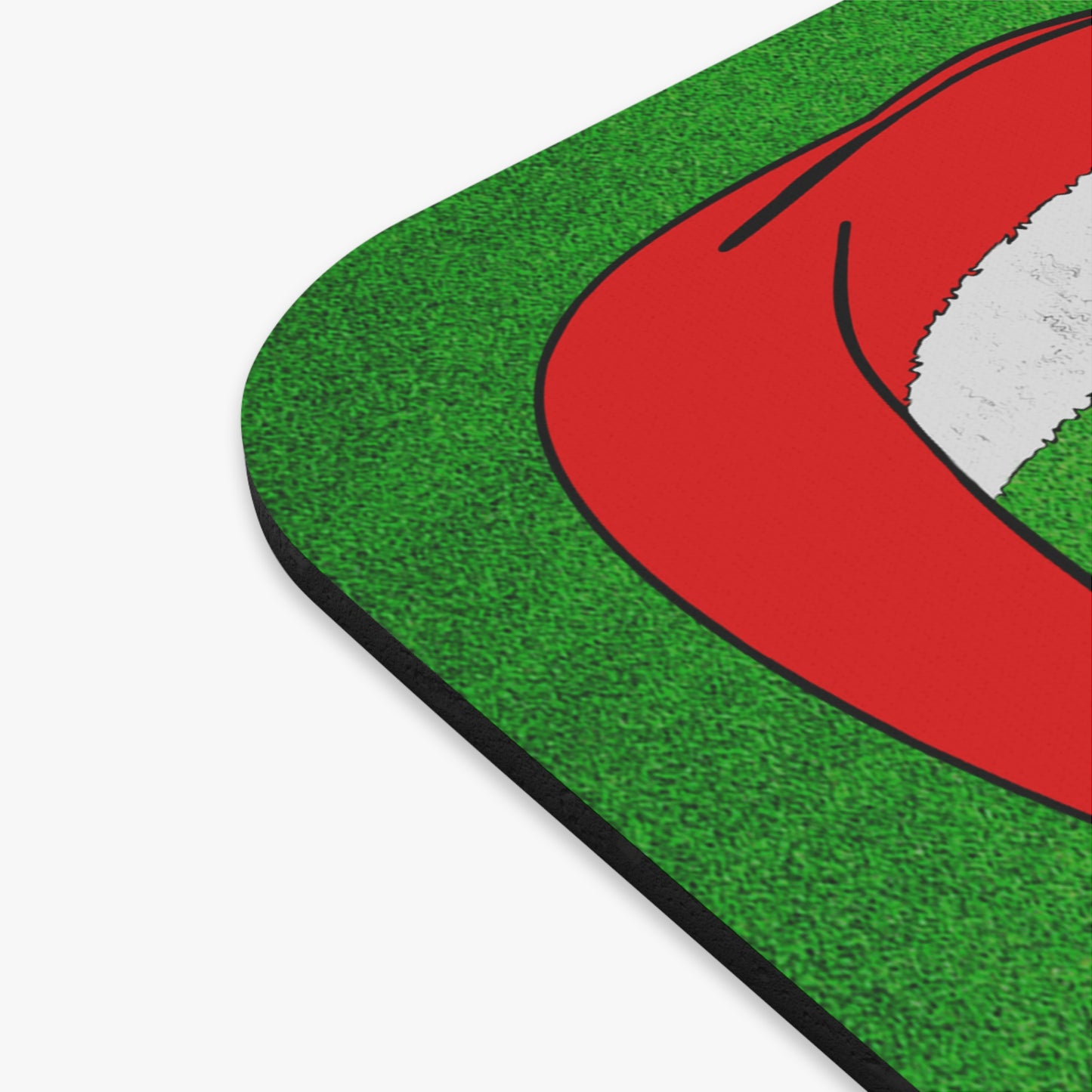 santa's shoes - Mouse Pad (Rectangle) (green turf)