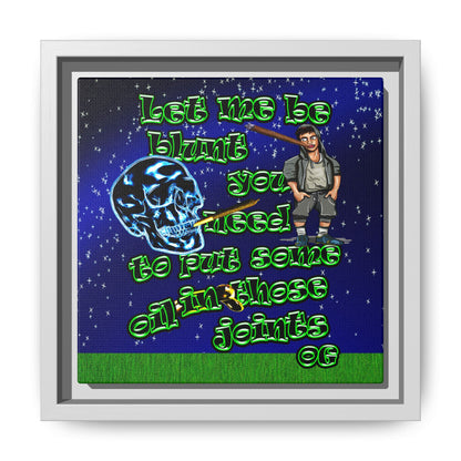 og - framed canvas art ('snoops' background)
