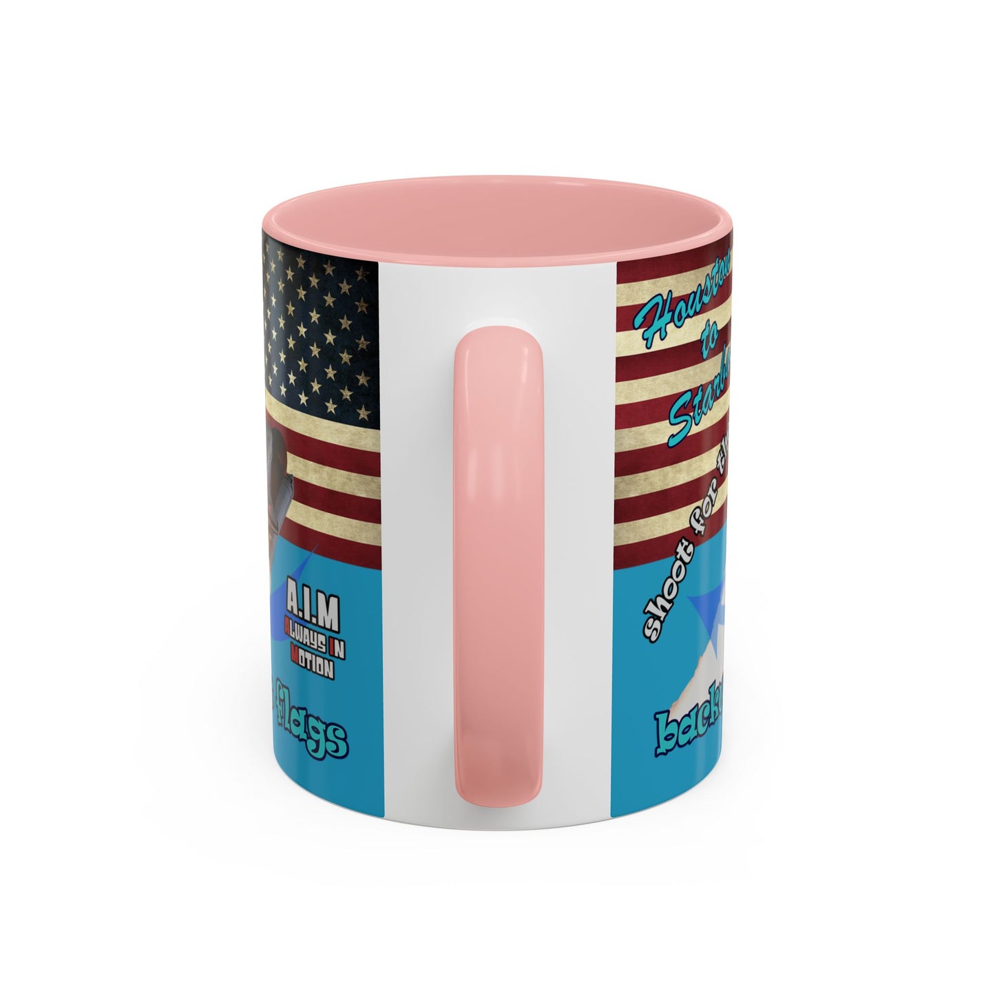shoot for the stars - Accent Mug (turquoise)