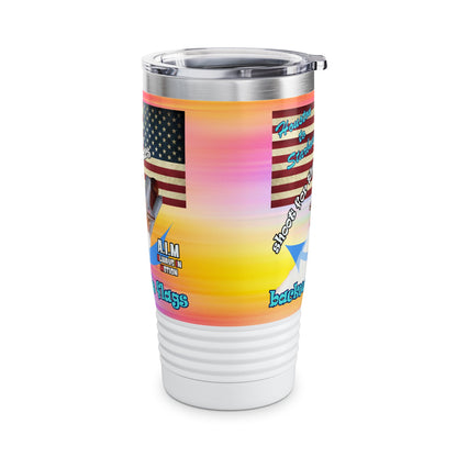 shoot for the stars - Ringneck Tumbler, 20oz (color blur)