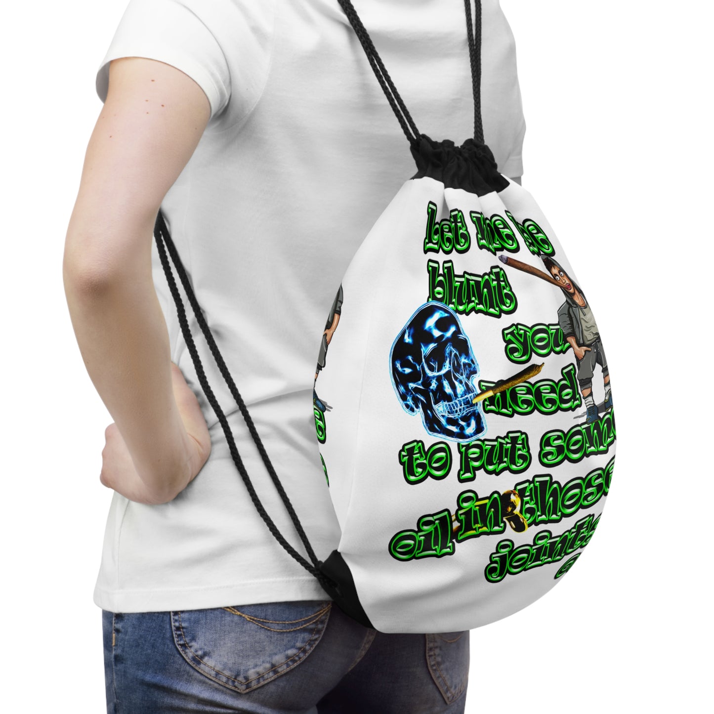 og - Drawstring Bag (white)