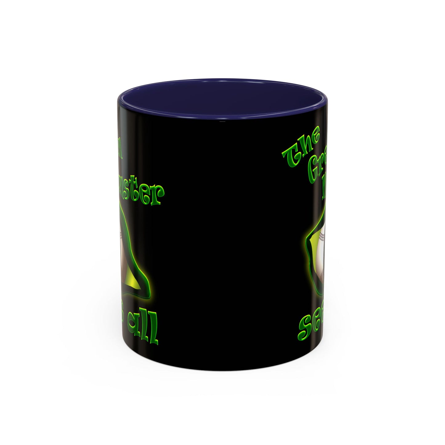 green monster - Accent Mug (black)