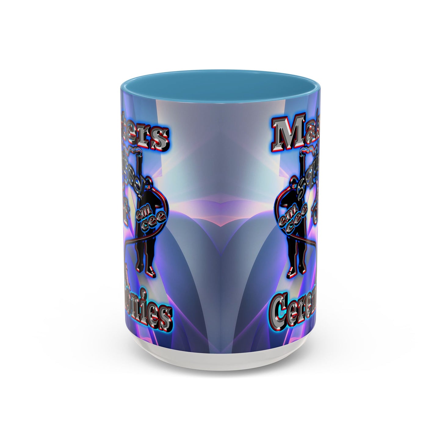 em cee squared - Accent Mug (grey-pink wave)
