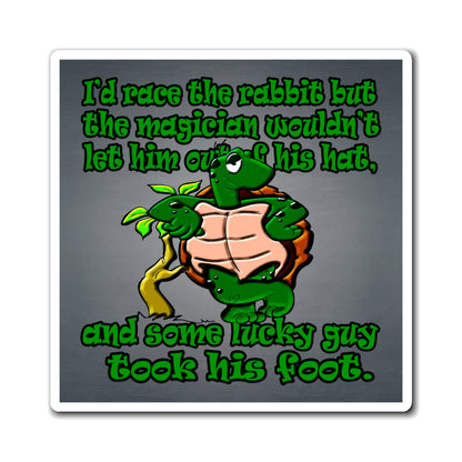 turtle race - Magnets - (grey-light grey)