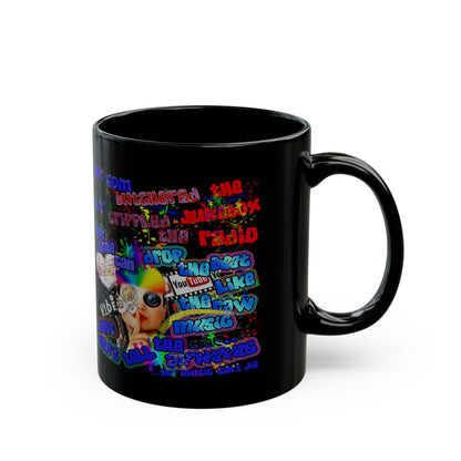 drop the beat - Black Mug