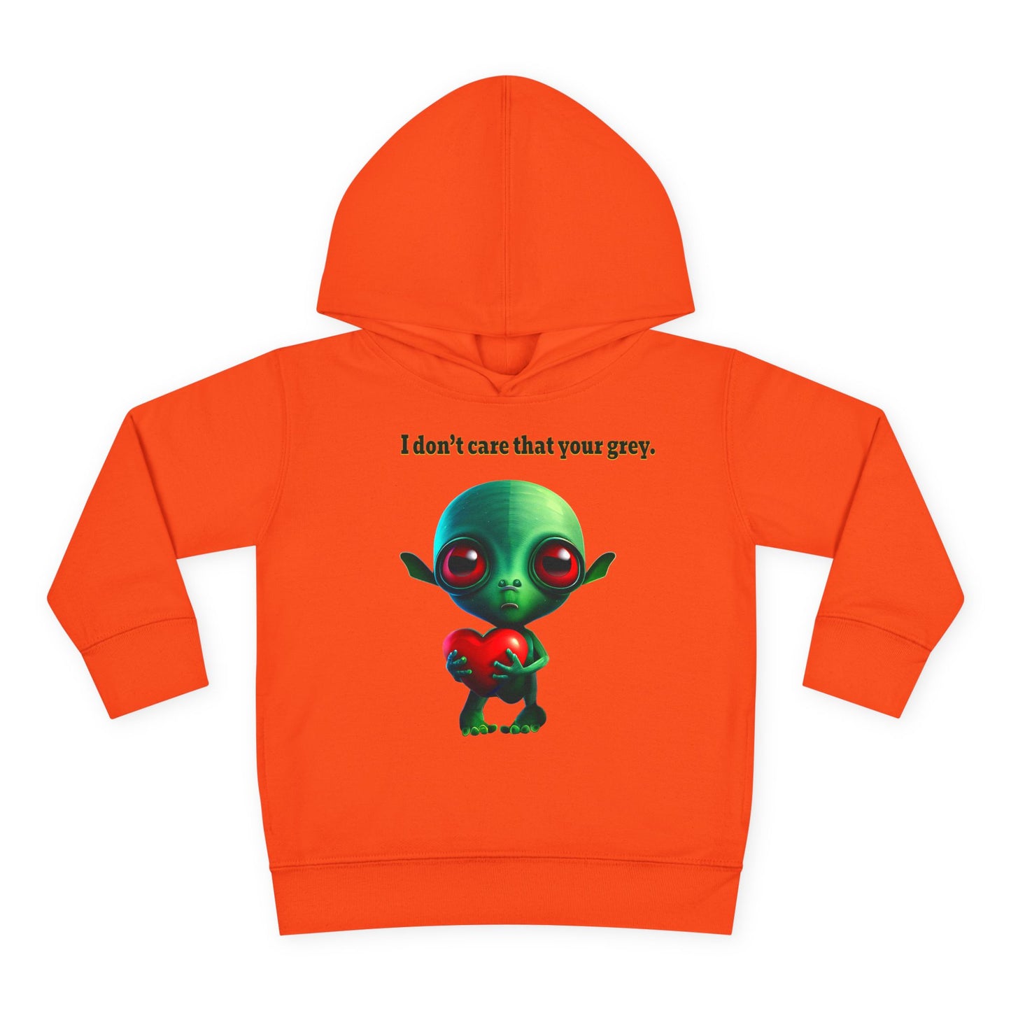 I don't care that your grey - Toddler Pullover Fleece Hoodie