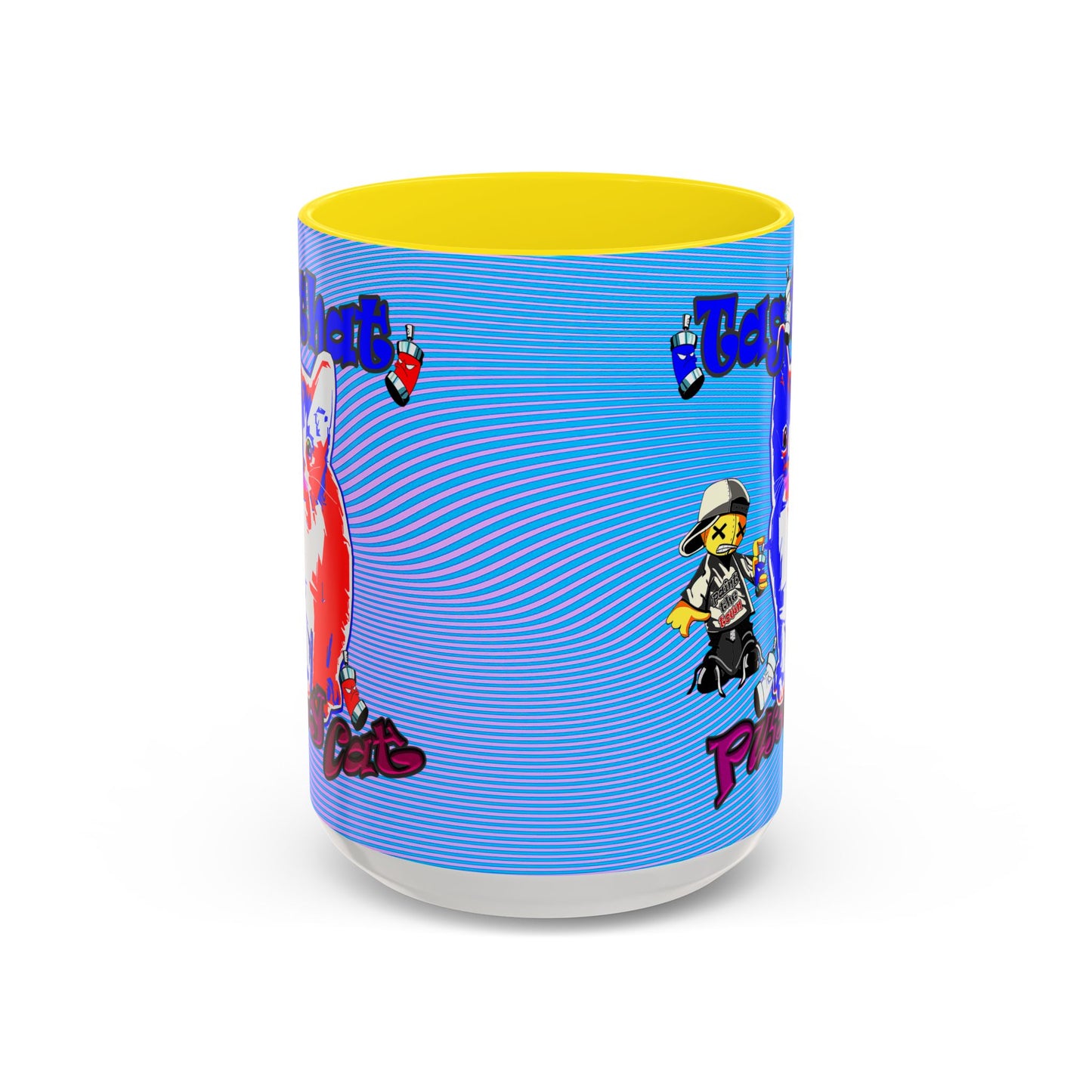 tag that - Accent Mug (light blue-purple wave)