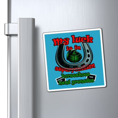 my luck - Magnets - (turquoise)