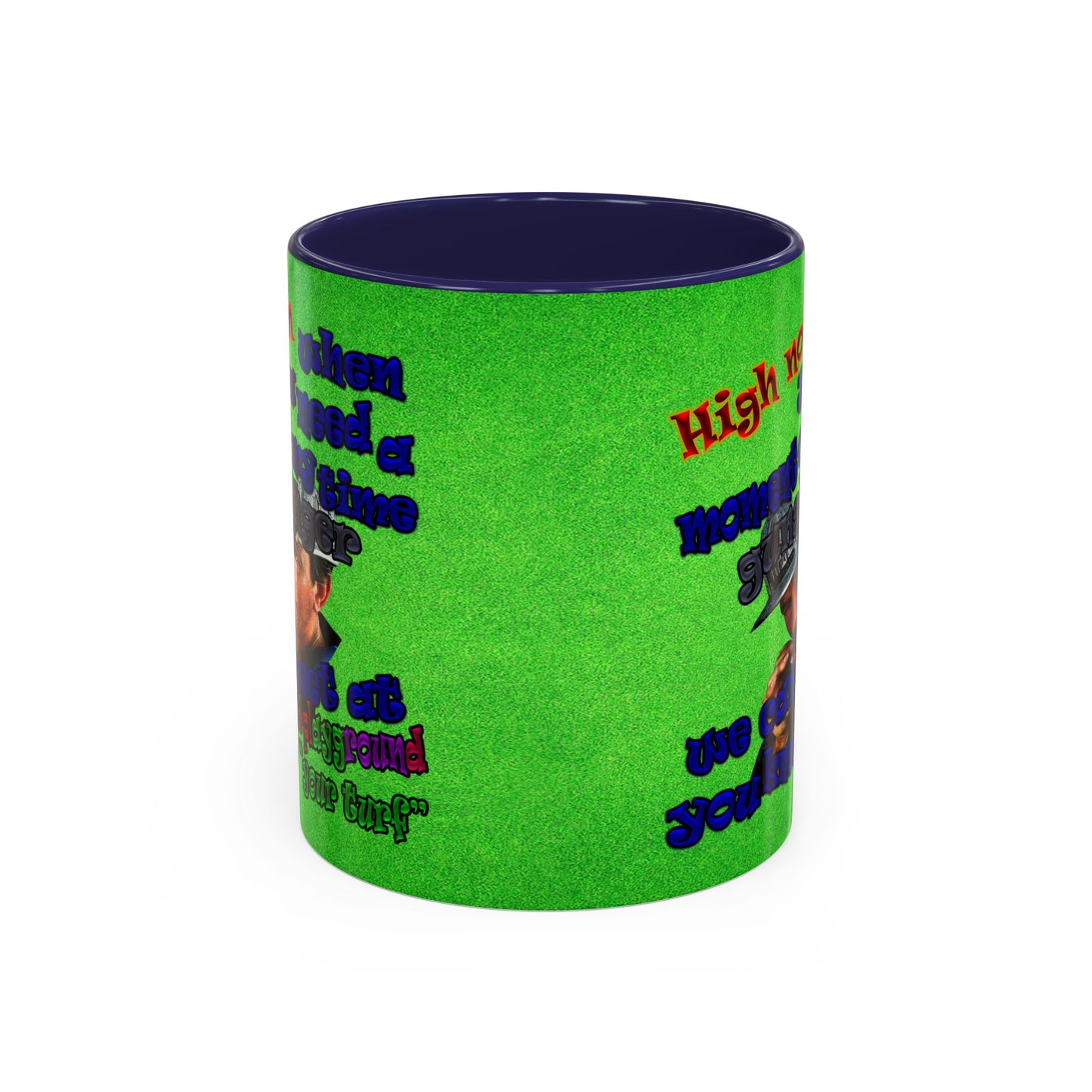 high noon - Accent Mug (green turf)