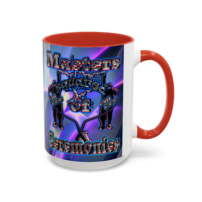 em cee squared - Accent Mug (grey-pink wave)