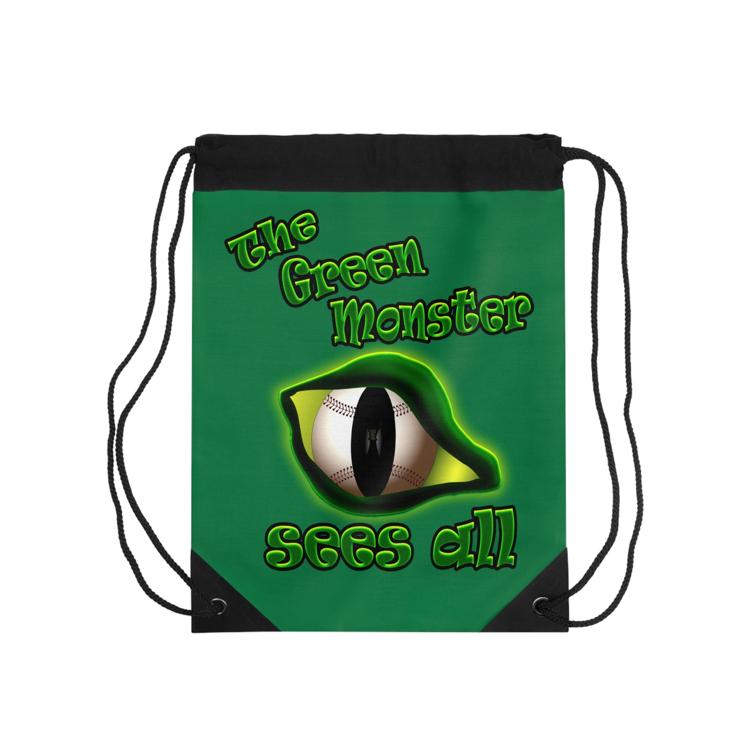 green monster - Drawstring Bag (dark green)