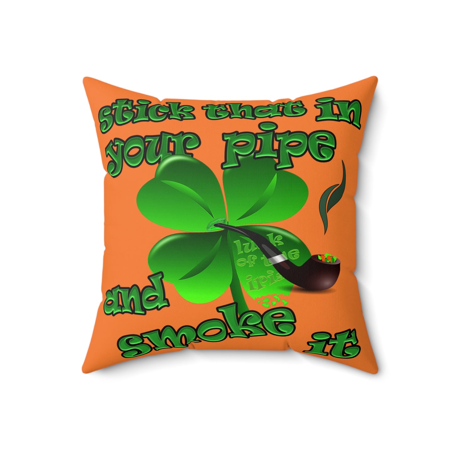 celtics logo - Faux Suede Square Pillow - (crusta)