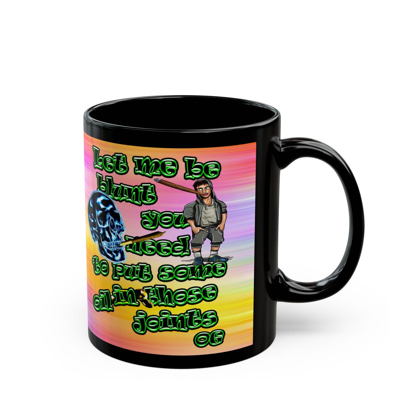 og - Black Mug (color blur)