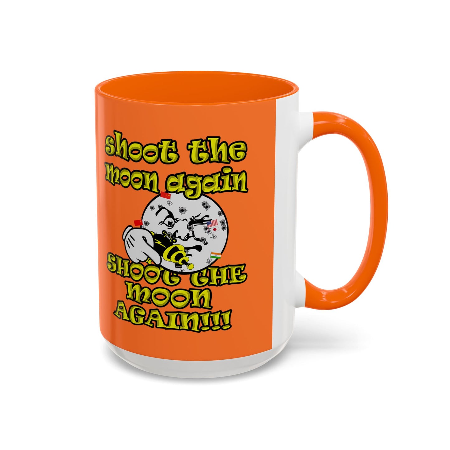 shoot the moon again - Accent Mug (crusta)