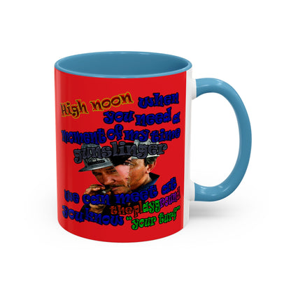 high noon - Accent Mug (red)