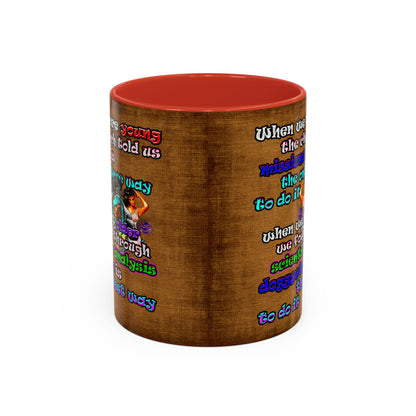 doggystyle - Accent Mug (brown papyrus)