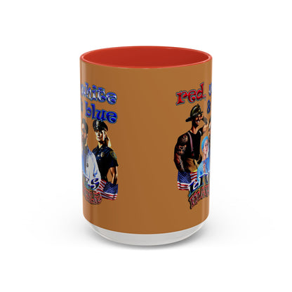 rw&b lives matter - Accent Mug (light brown)