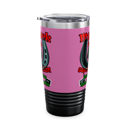 my luck - Ringneck Tumbler, 20oz (light pink)