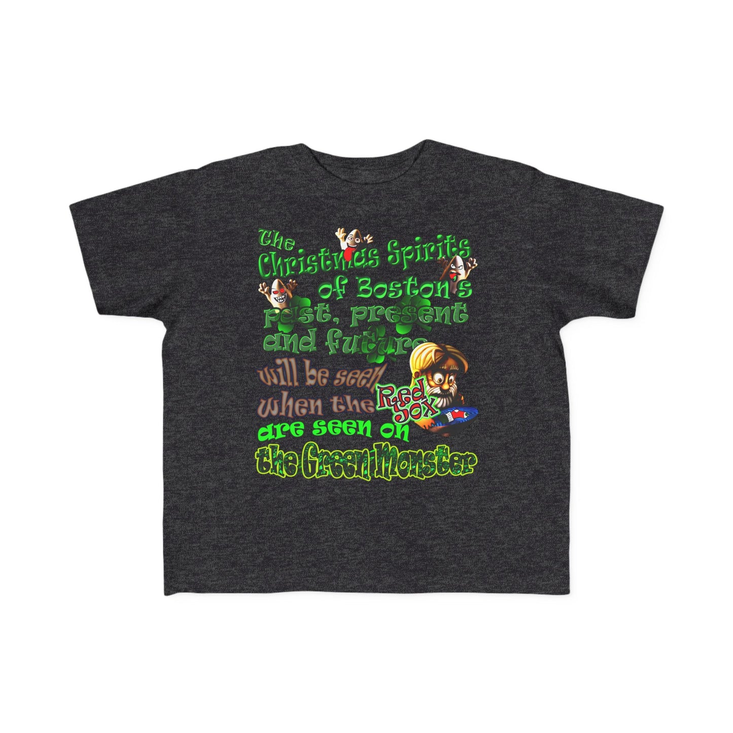 christmas spirits of boston - Toddler's Fine Jersey Tee