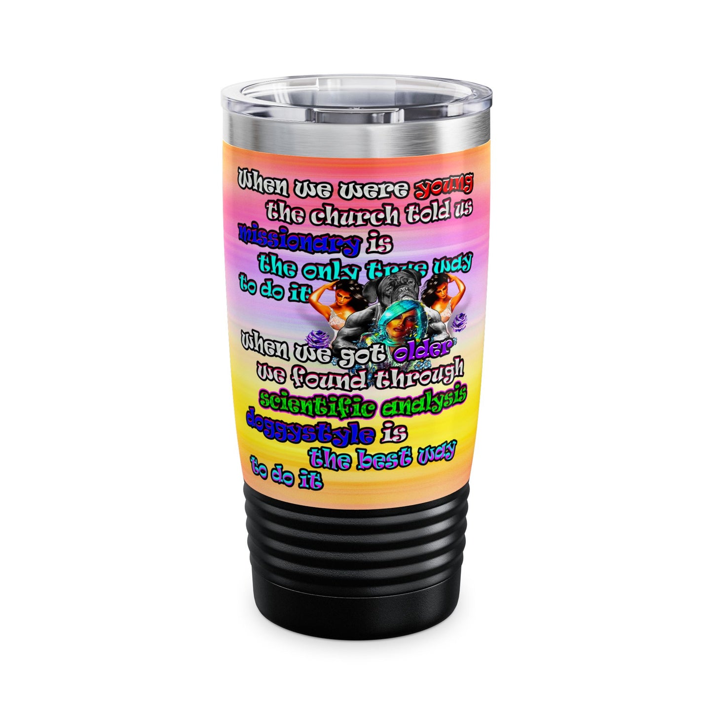 doggystyle - Ringneck Tumbler, 20oz (color blur)